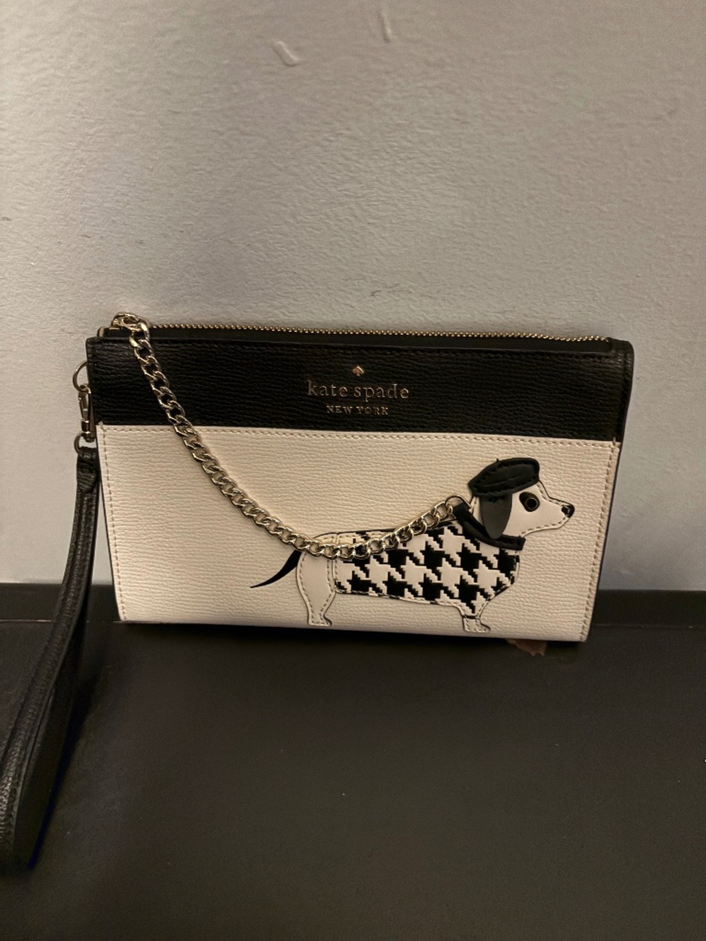 Kate Spade wristlet Dachshund